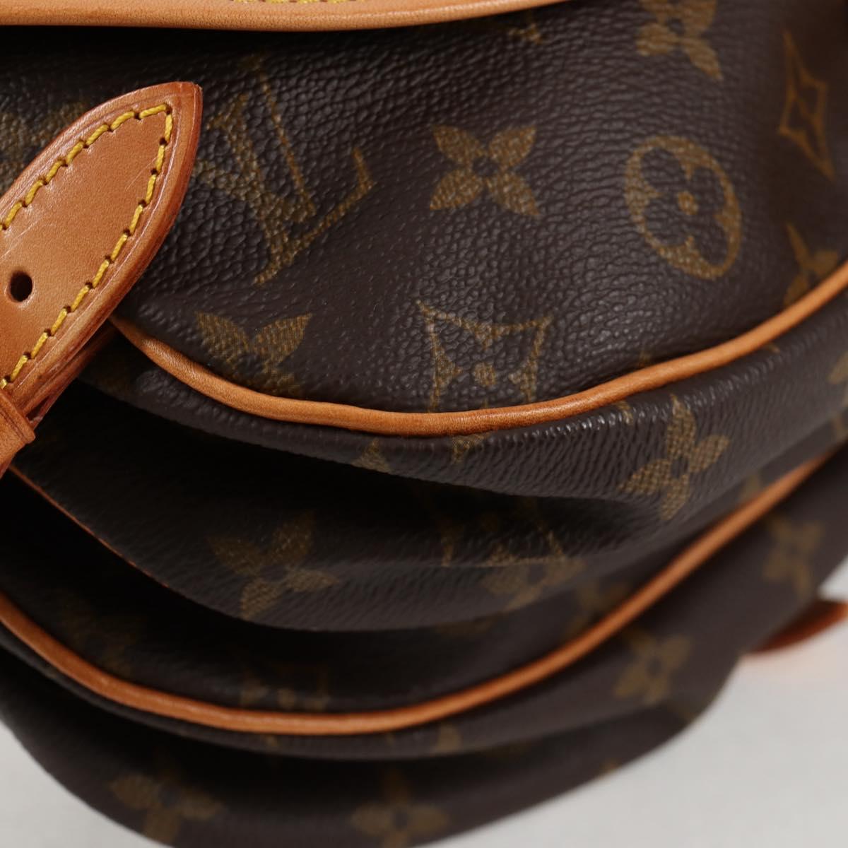 LOUIS VUITTON Monogram Saumur 30 Shoulder Bag M42256 LV Auth am8738V