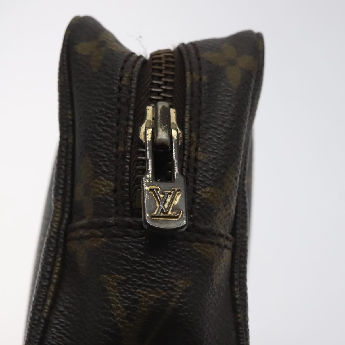 LOUIS VUITTON Monogram Trousse Toilette 18 Pouch M47526 LV Auth am8748