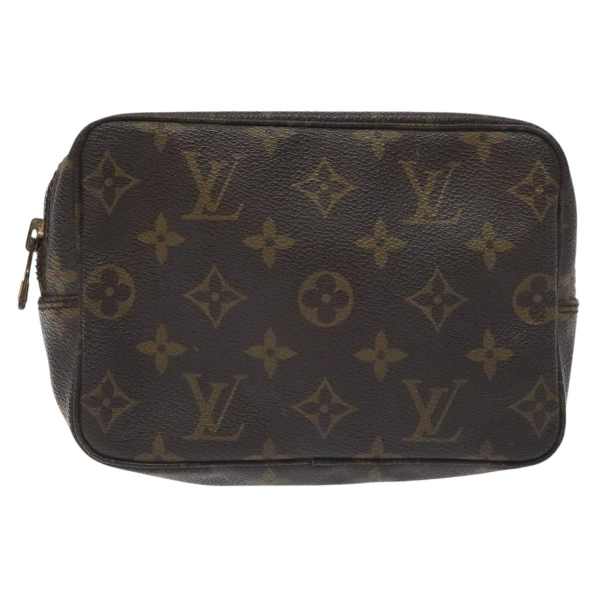 LOUIS VUITTON Monogram Trousse Toilette 18 Pouch M47526 LV Auth am8748
