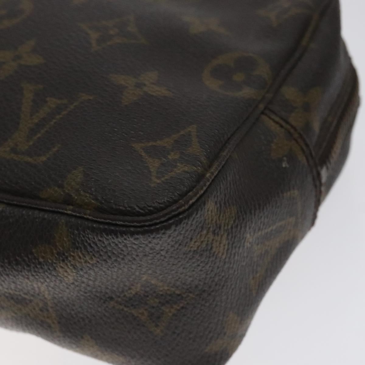 LOUIS VUITTON Monogram Trousse Toilette 18 Pouch M47526 LV Auth am8748