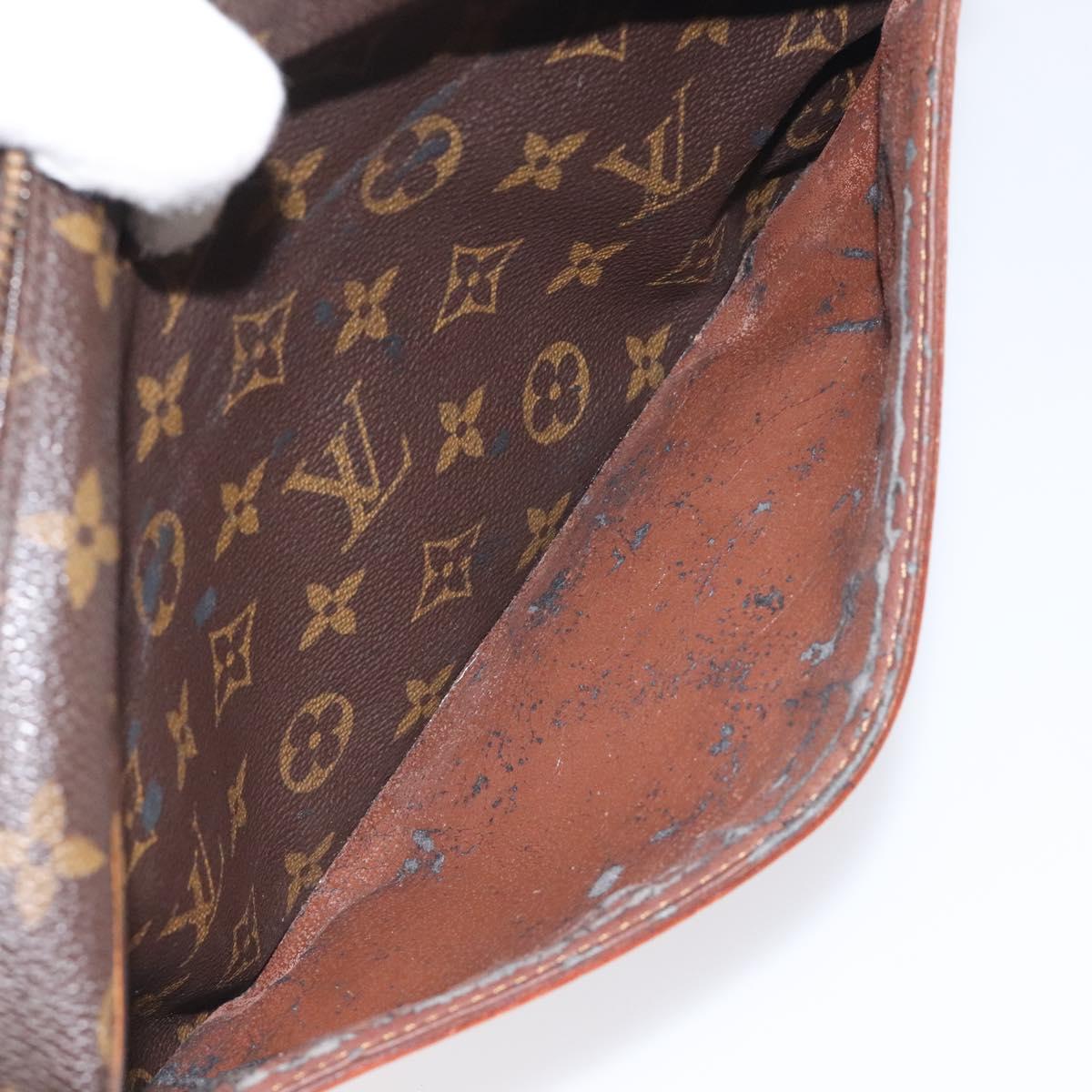 LOUIS VUITTON Monogram Compiegne 28 Clutch Bag M51845 LV Auth am8752