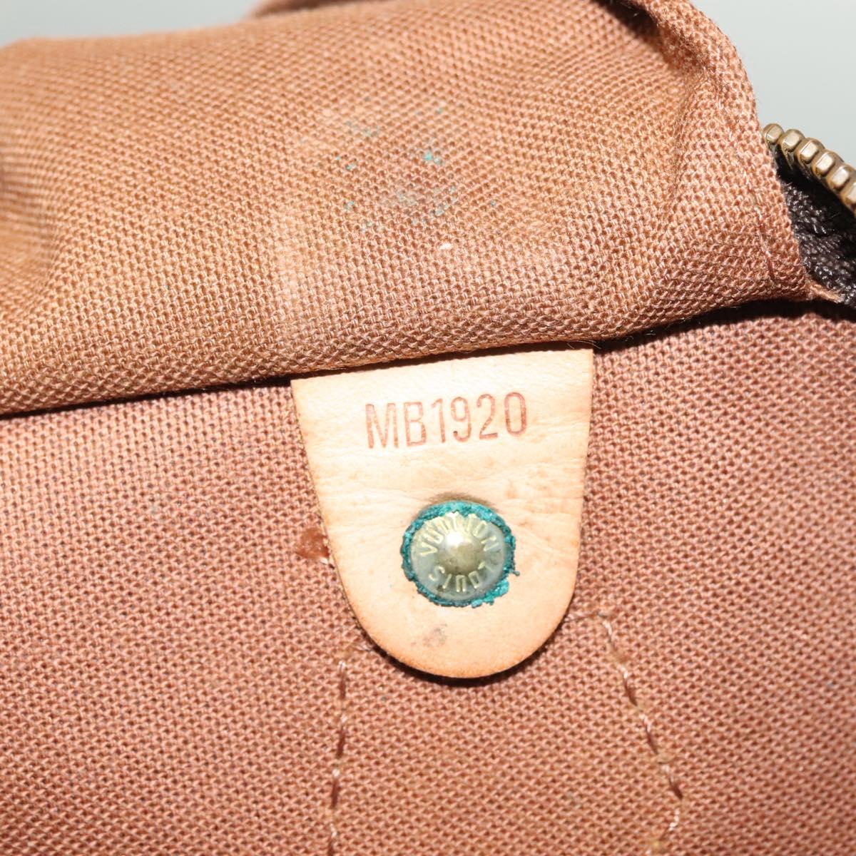 LOUIS VUITTON Monogram Speedy 40 Hand Bag M41522 LV Auth am8754