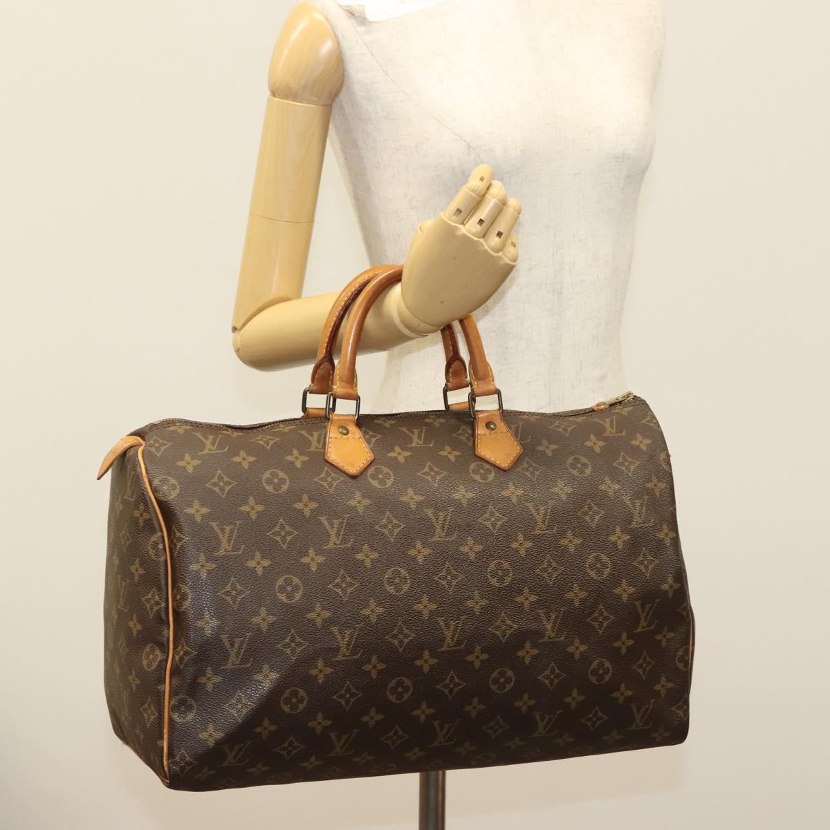 LOUIS VUITTON Monogram Speedy 40 Hand Bag M41522 LV Auth am8754