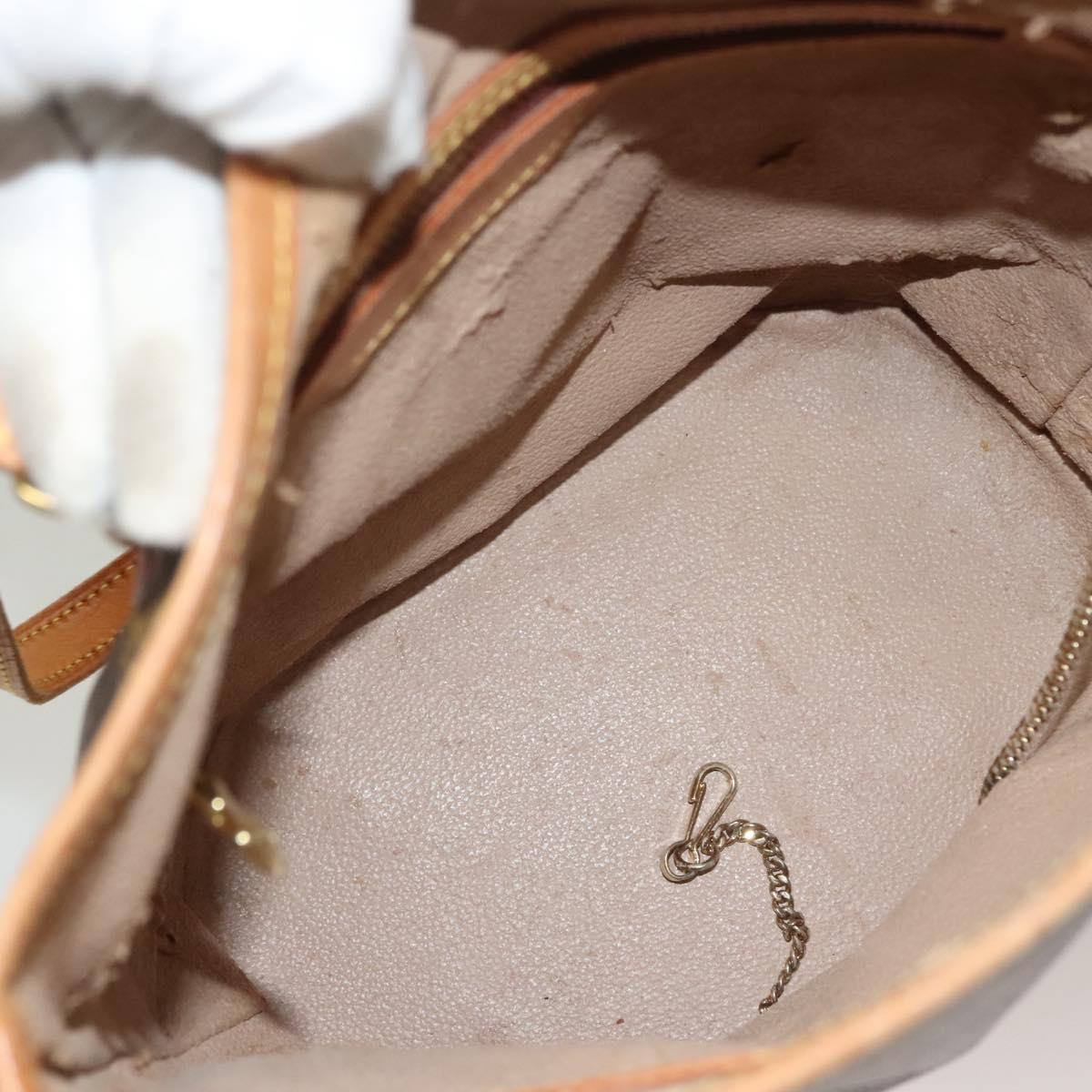 LOUIS VUITTON Monogram Bucket PM Shoulder Bag M42238 LV Auth am8755