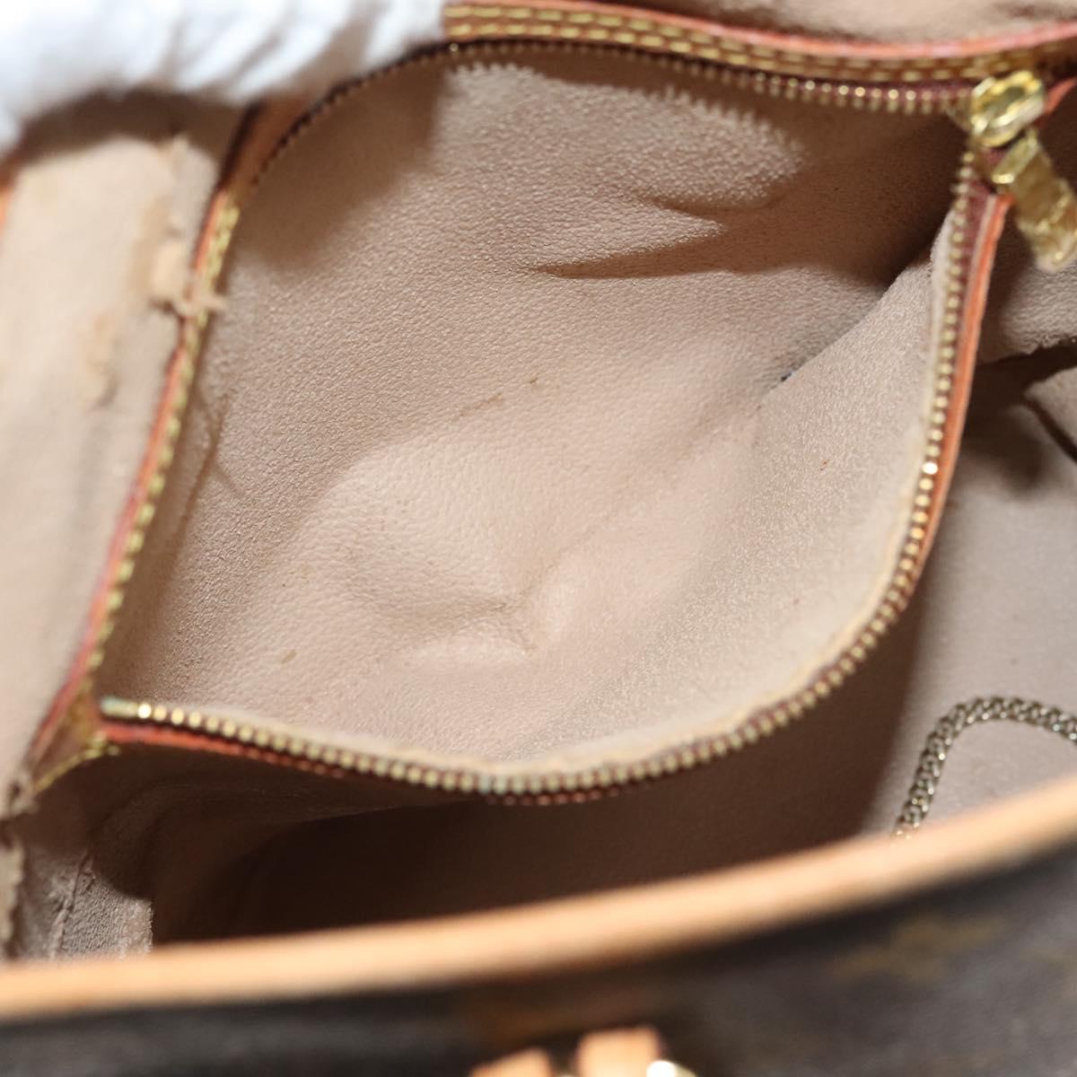 LOUIS VUITTON Monogram Bucket PM Shoulder Bag M42238 LV Auth am8755