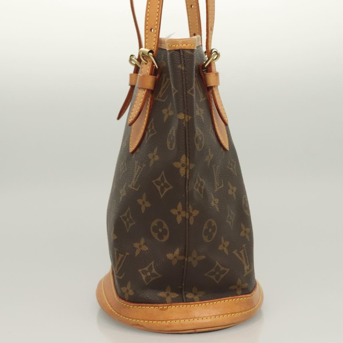 LOUIS VUITTON Monogram Bucket PM Shoulder Bag M42238 LV Auth am8755