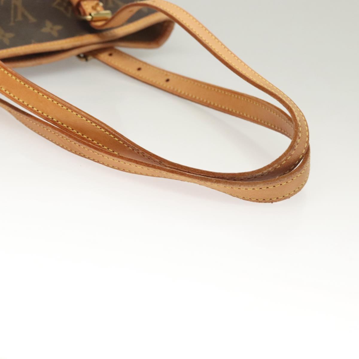 LOUIS VUITTON Monogram Bucket PM Shoulder Bag M42238 LV Auth am8755