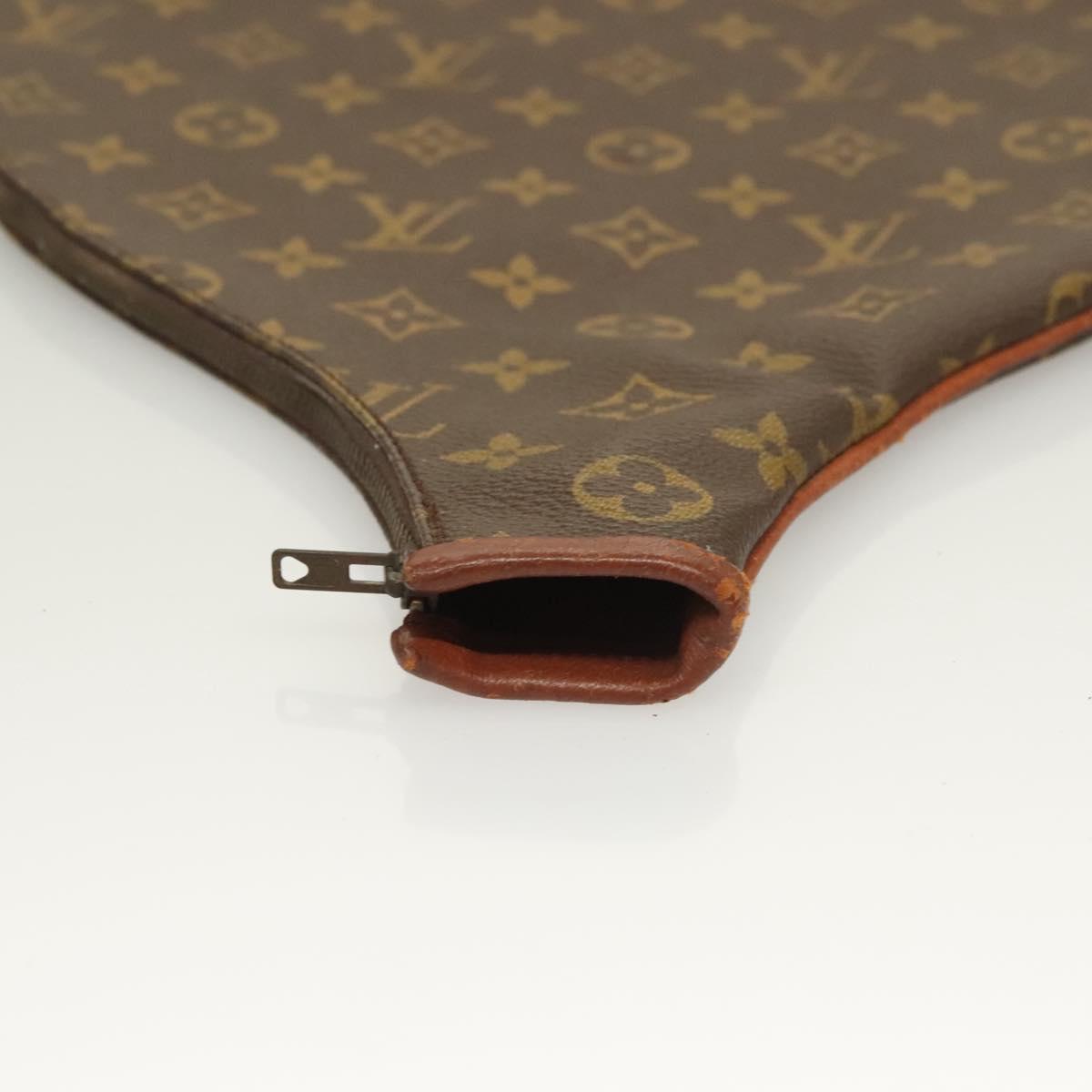 LOUIS VUITTON Monogram Racket Case LV Auth am8788