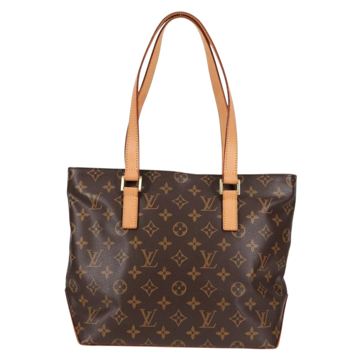 LOUIS VUITTON Monogram Cabas Piano Tote Bag M51148 LV Auth am8800V