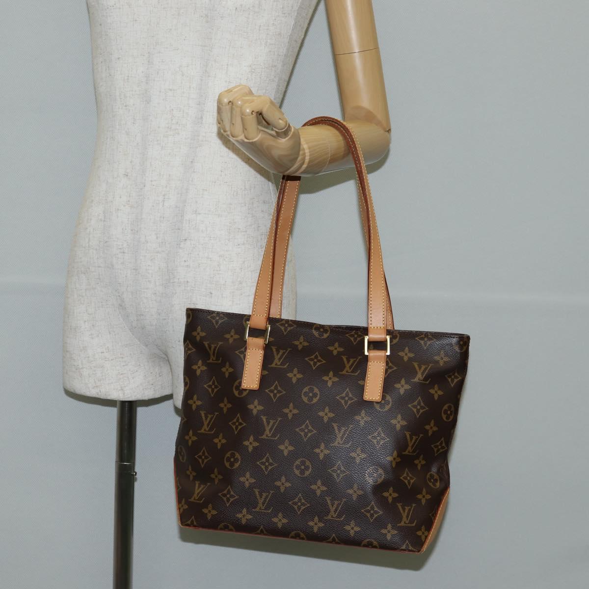 LOUIS VUITTON Monogram Cabas Piano Tote Bag M51148 LV Auth am8800V