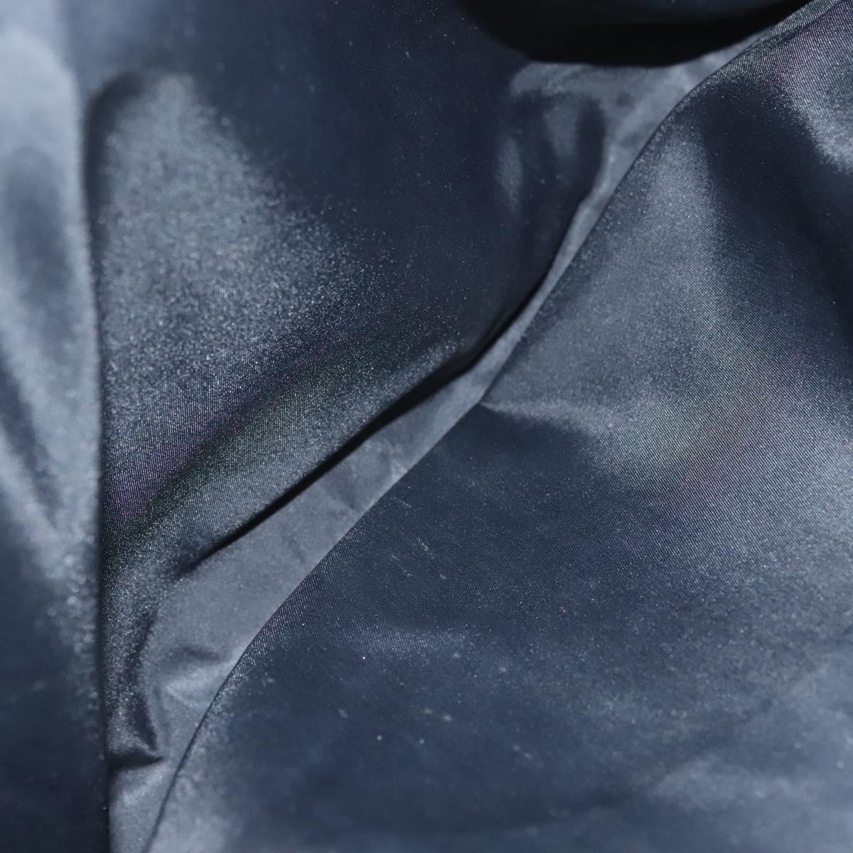 PRADA Hand Bag Nylon Black Clear Auth am8816