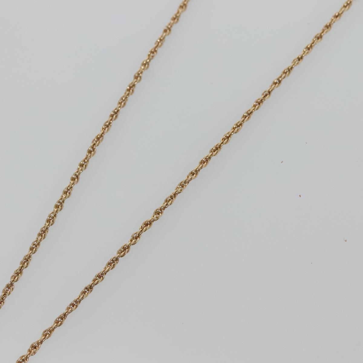 Christian Dior 6 Change Earring Necklace Metal Gold Auth am8887