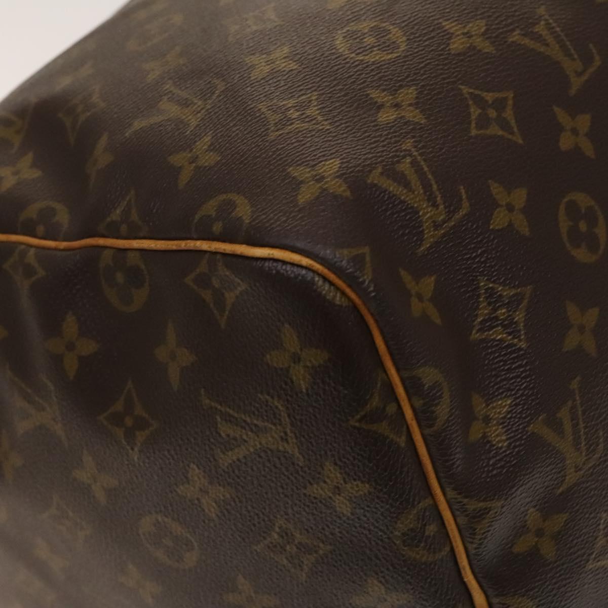 LOUIS VUITTON Monogram Keepall 55 Boston Bag M41424 LV Auth am8907