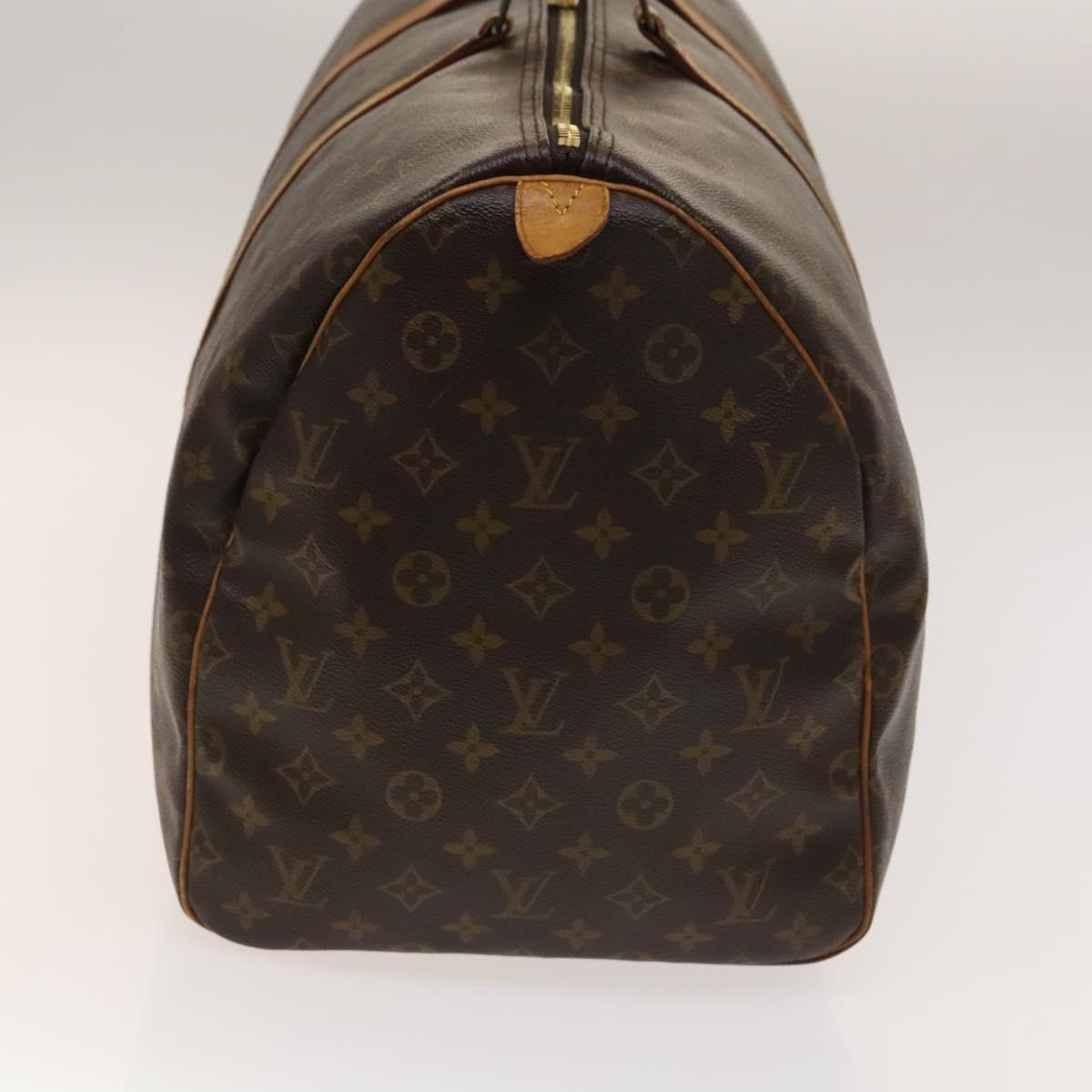 LOUIS VUITTON Monogram Keepall 55 Boston Bag M41424 LV Auth am8907