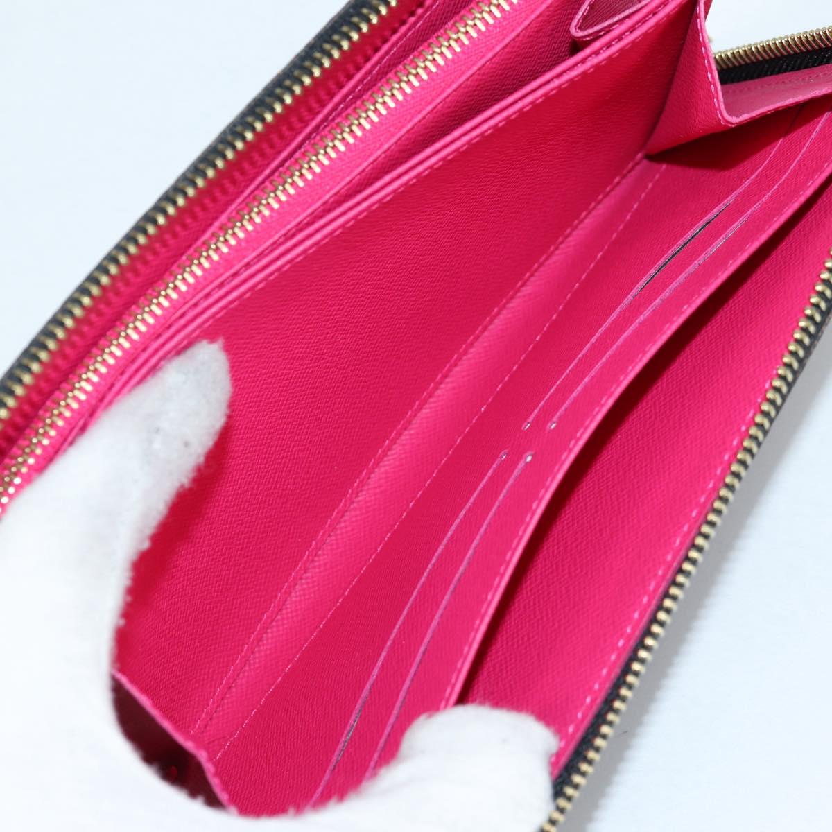 LOUIS VUITTON Monogram Multicolor Zippy Wallet Wallet Black M60243 Auth am8910V