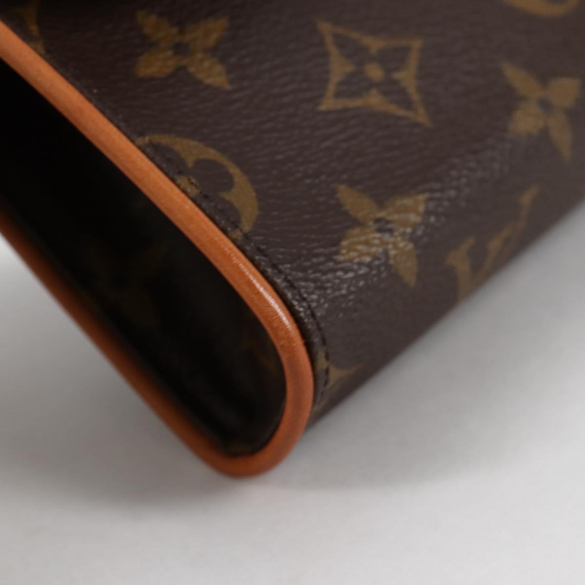 LOUIS VUITTON Monogram Pochette Florentine Waist Bag M51855 LV Auth am8911V