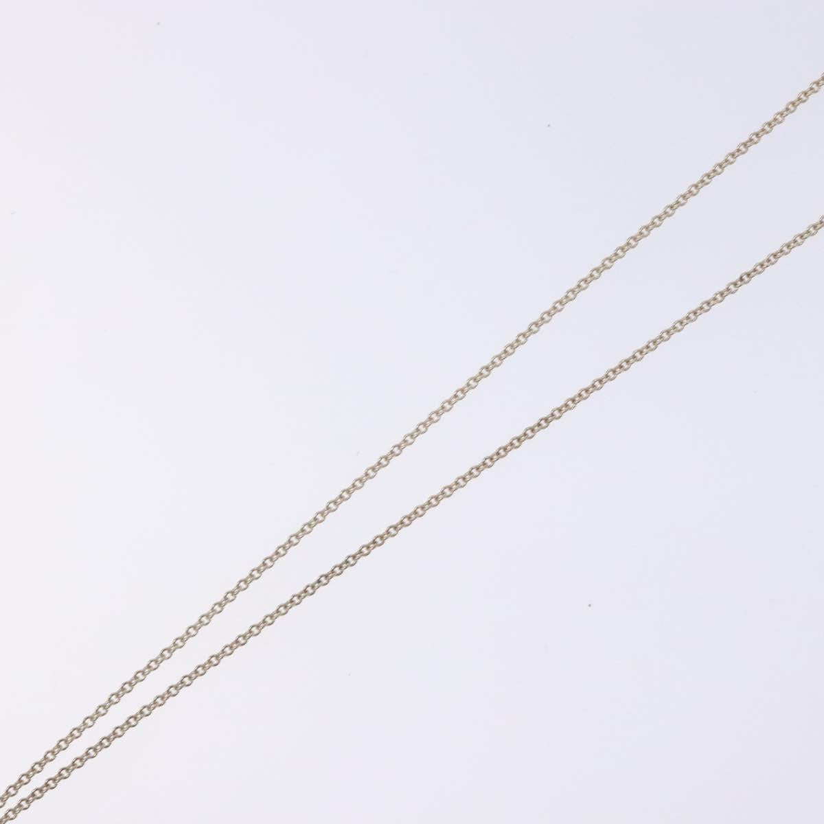 TIFFANY&Co. Open heart Necklace Ag925 Silver Auth am8914