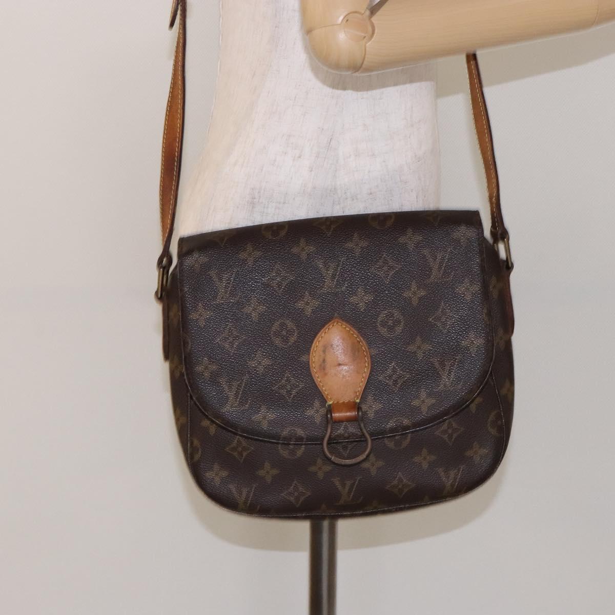 LOUIS VUITTON Monogram Saint Cloud GM Shoulder Bag M51242 LV Auth am8972