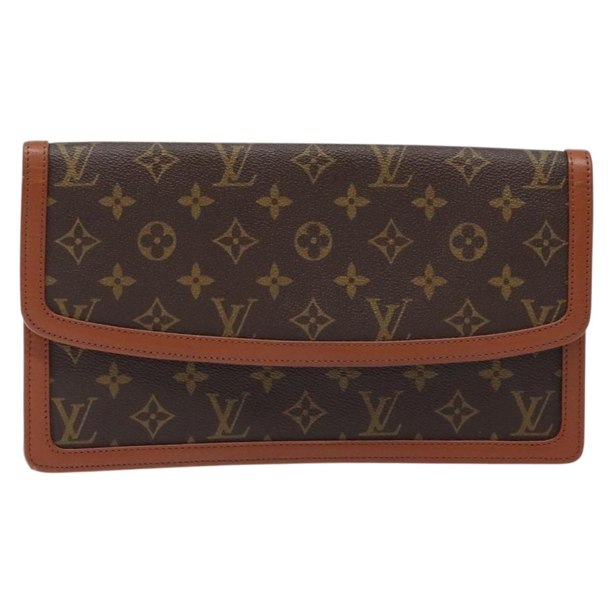 LOUIS VUITTON Monogram Pochette Dam GM Clutch Bag M51810 LV Auth am8998