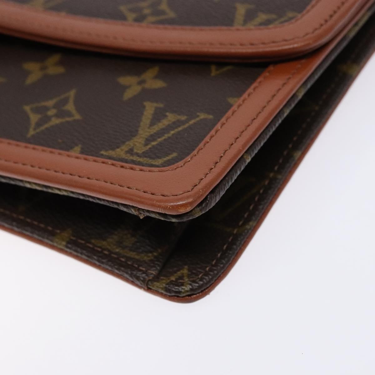 LOUIS VUITTON Monogram Pochette Dam GM Clutch Bag M51810 LV Auth am8998