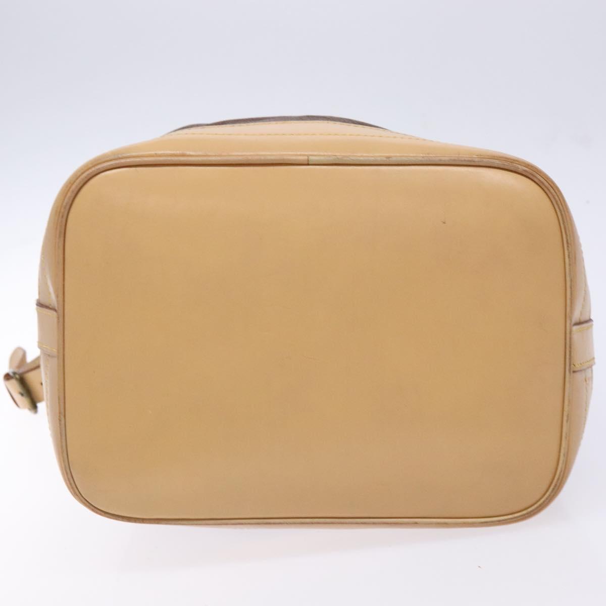 ETRO Paisley Shoulder Bag PVC Brown Gold Auth am9020