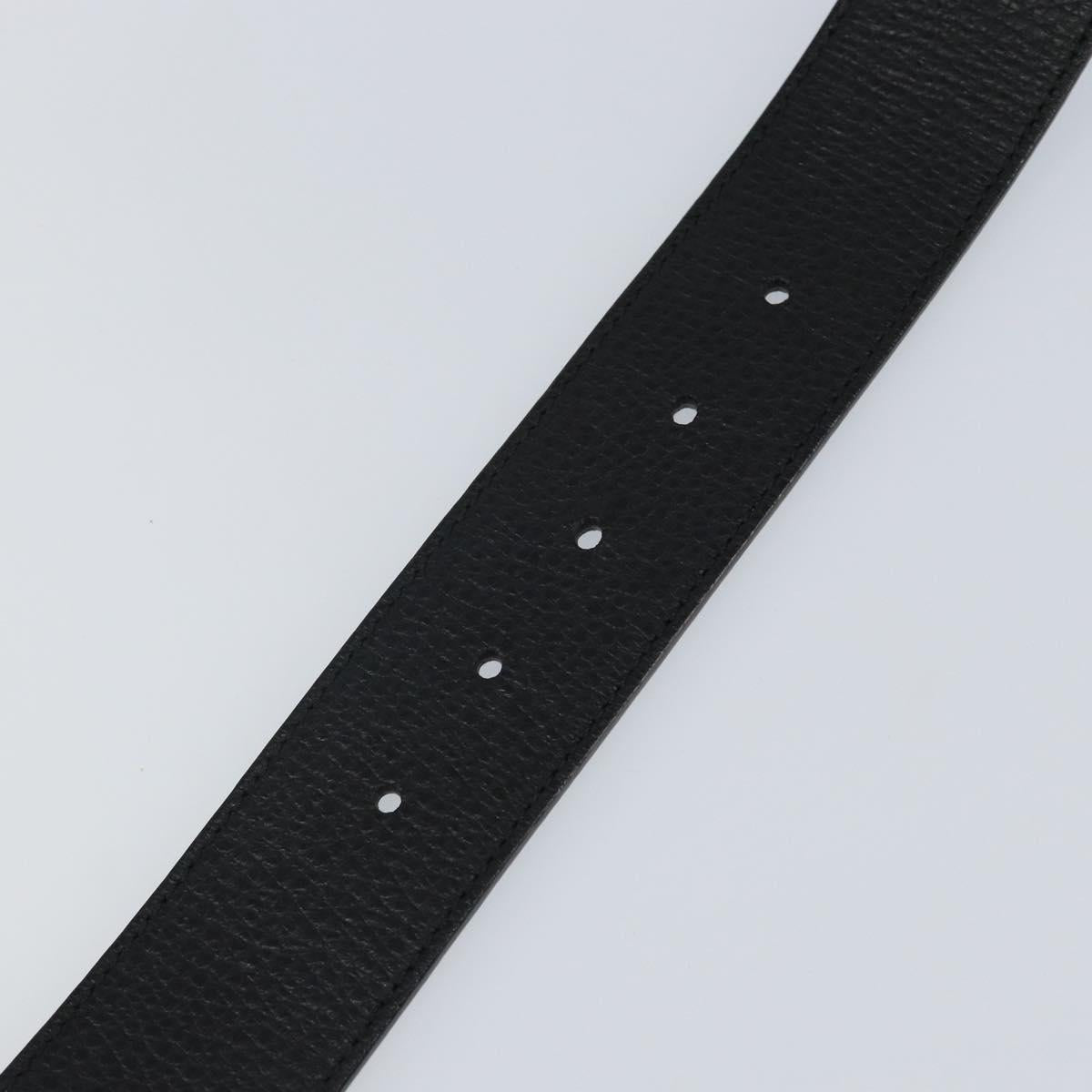 GUCCI Belt Leather Outlet Turquoise Blue Auth am9038