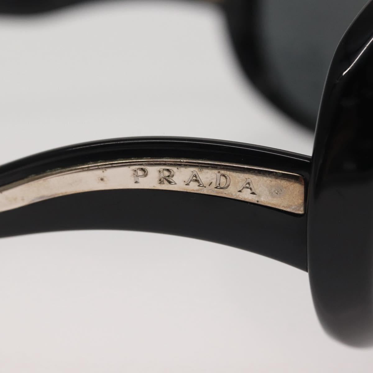 PRADA Sunglasses plastic Black Auth am9039