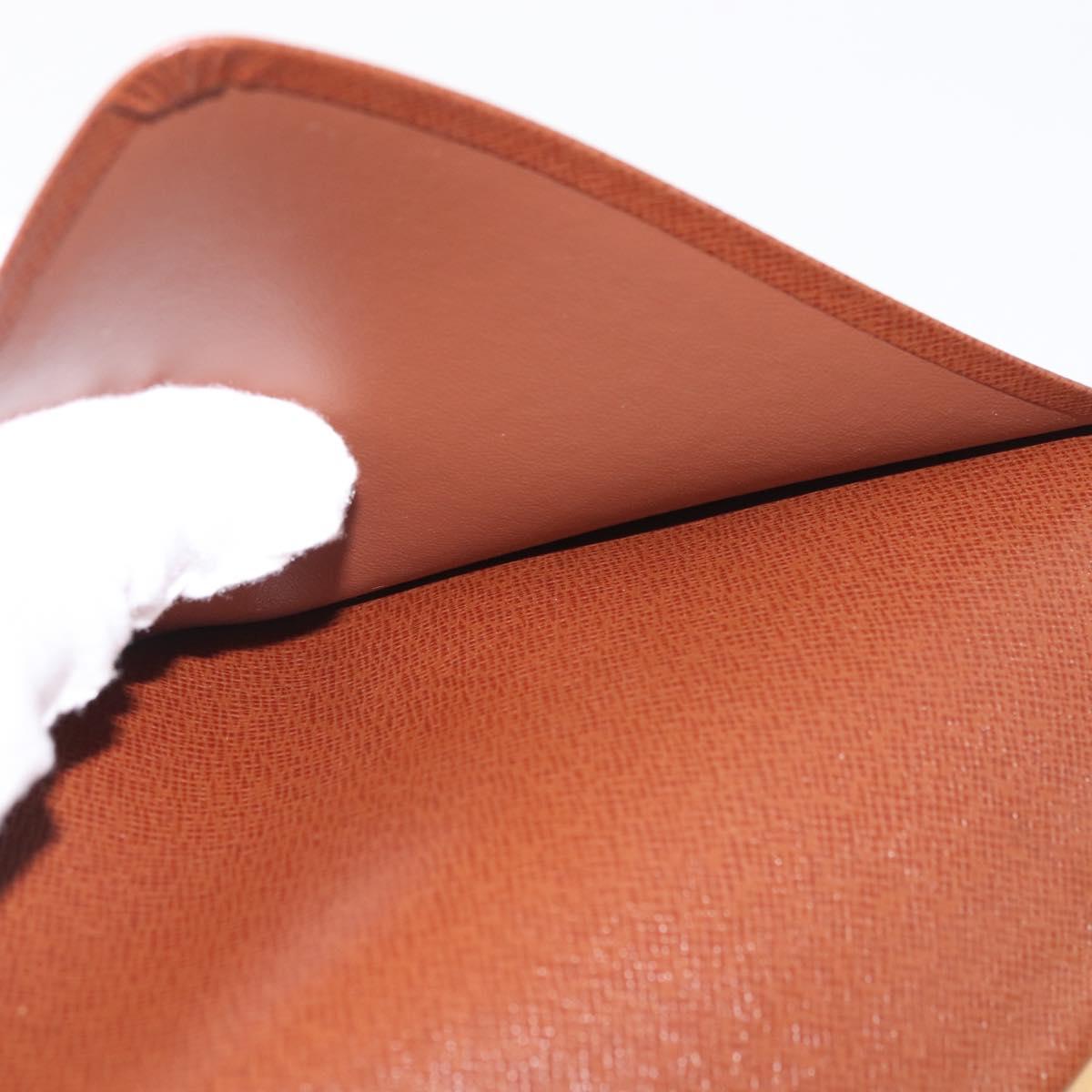 LOUIS VUITTON Monogram Agenda MM Day Planner Cover R20105 LV Auth am9042