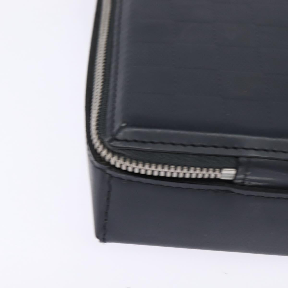 LOUIS VUITTON Damie Grasset Blues CD Case Shoulder Bag Black M92157 Auth am9043