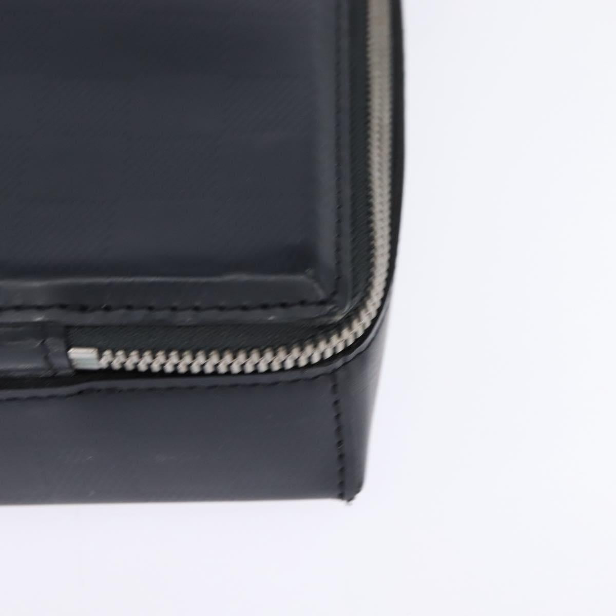LOUIS VUITTON Damie Grasset Blues CD Case Shoulder Bag Black M92157 Auth am9043
