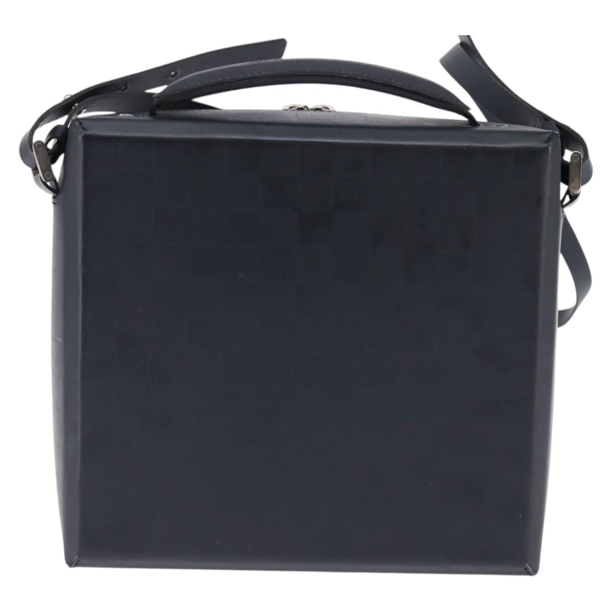LOUIS VUITTON Damie Grasset Blues CD Case Shoulder Bag Black M92157 Auth am9043