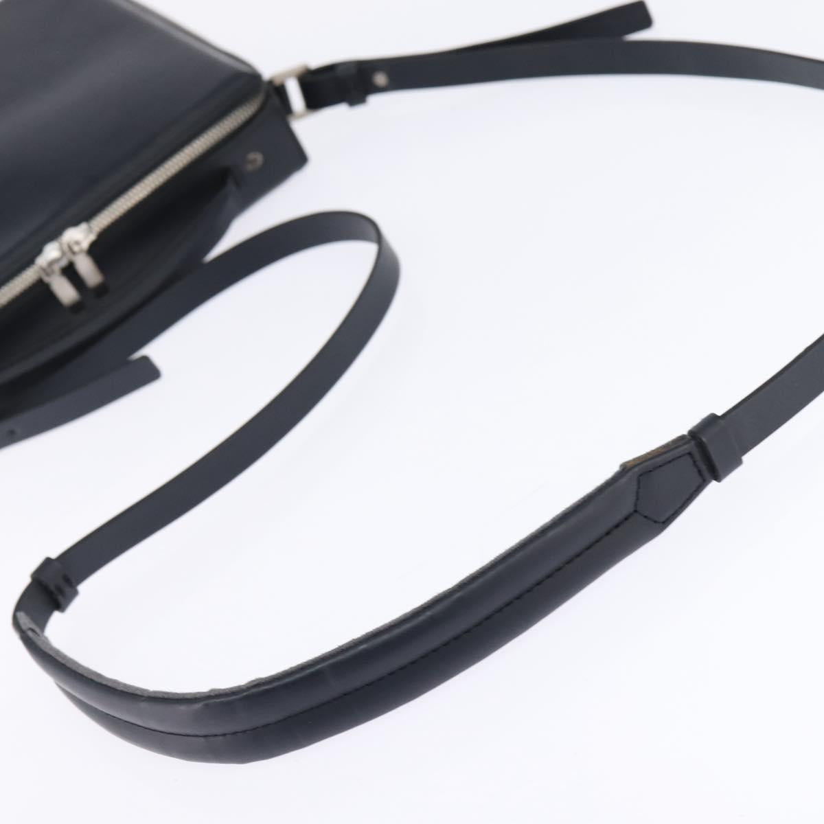 LOUIS VUITTON Damie Grasset Blues CD Case Shoulder Bag Black M92157 Auth am9043