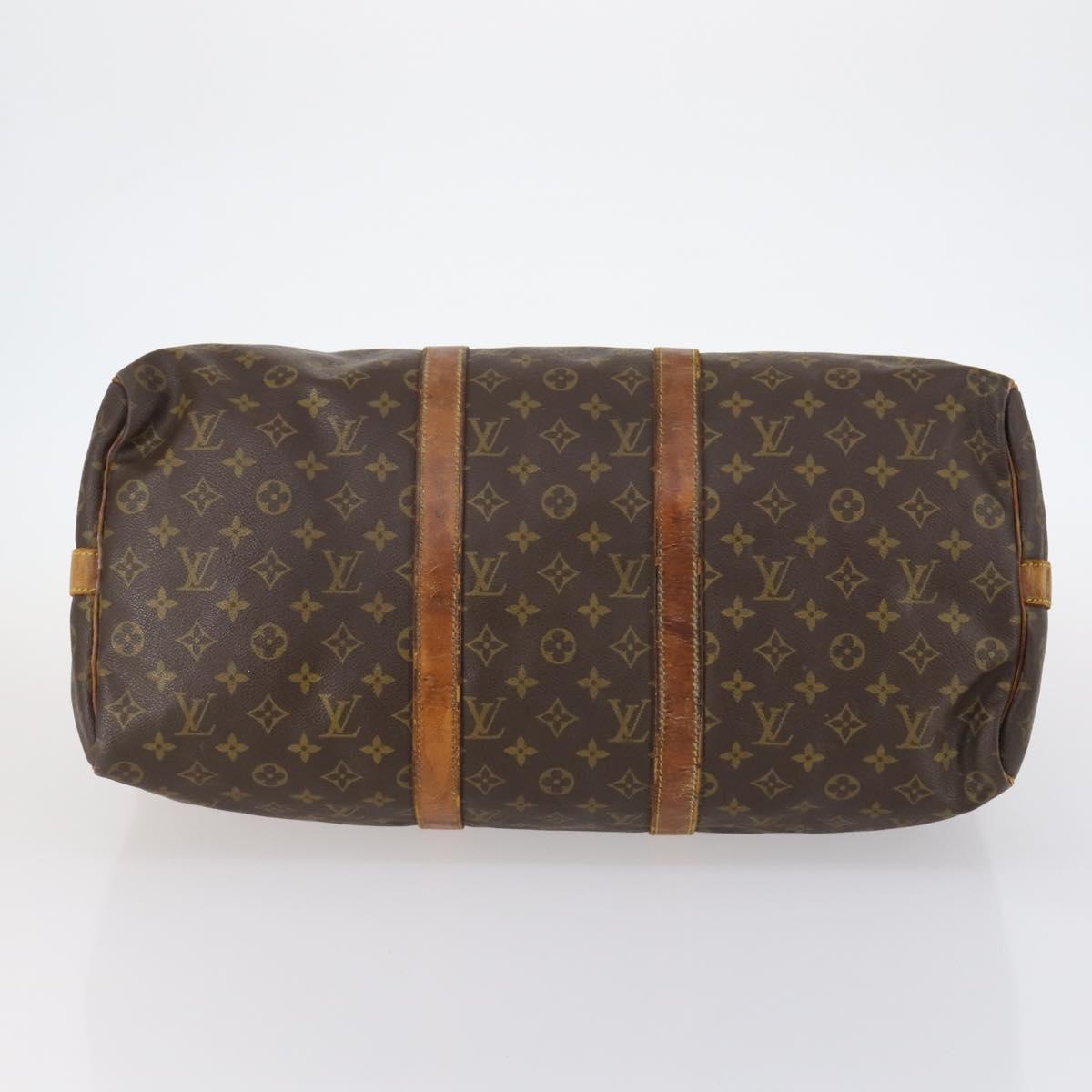 LOUIS VUITTON Monogram Keepall Bandouliere 50 Hand Bag M41416 LV Auth am9045