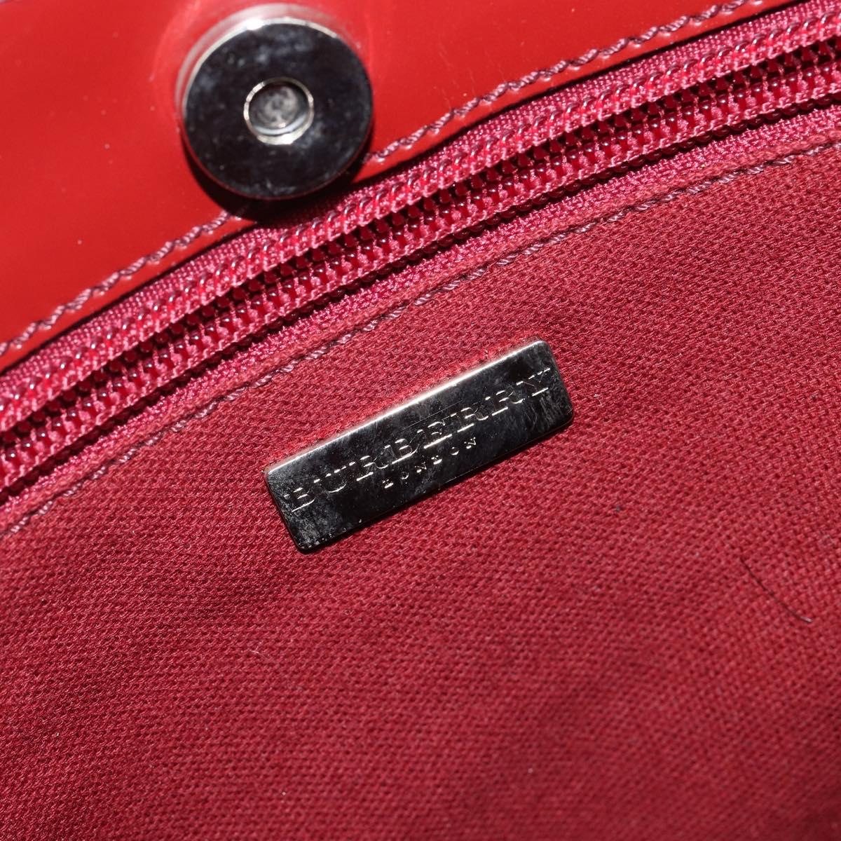 BURBERRY Hand Bag Denim Blue Auth am9048