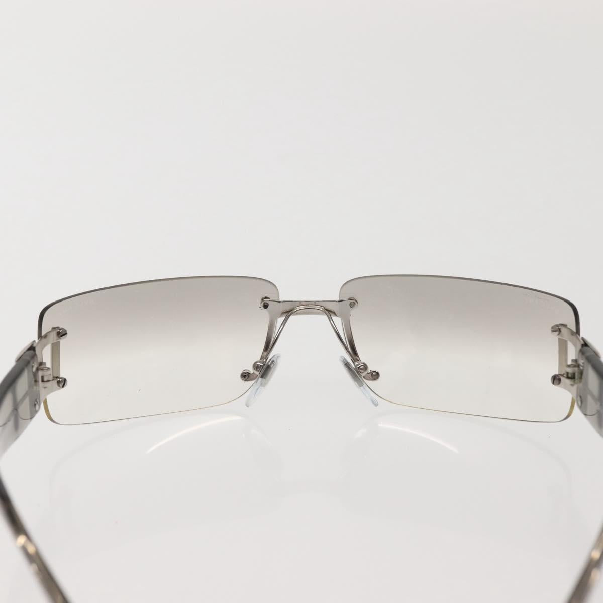 BVLGARI Sunglasses plastic Silver Auth am9072