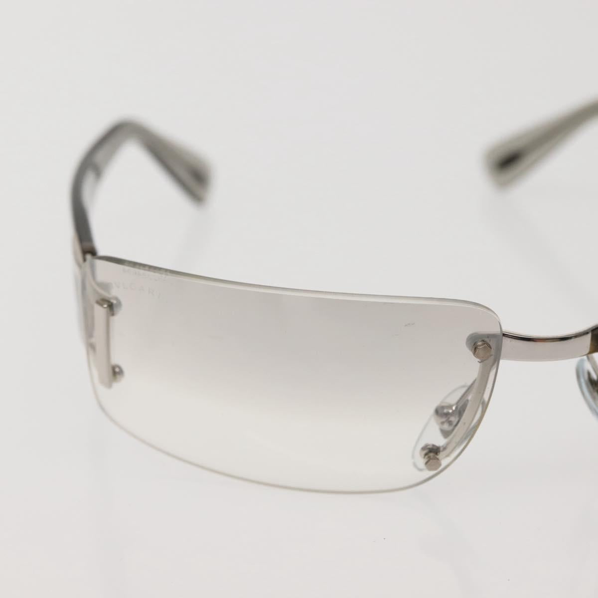 BVLGARI Sunglasses plastic Silver Auth am9072