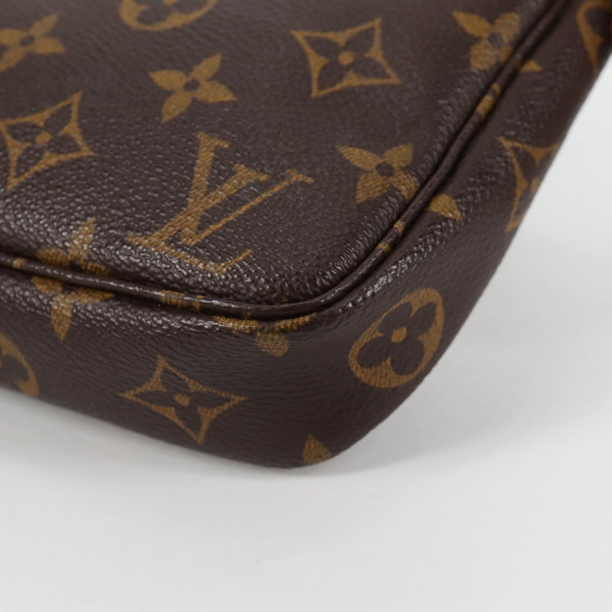 LOUIS VUITTON Monogram Pochette Accessoires Pouch M51980 LV Auth am9083V