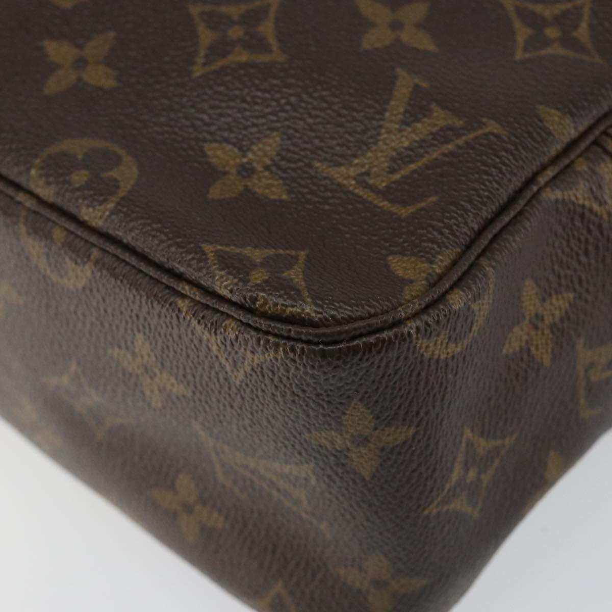 LOUIS VUITTON Monogram Trousse Toilette 28 Clutch Bag M47522 LV Auth am9084