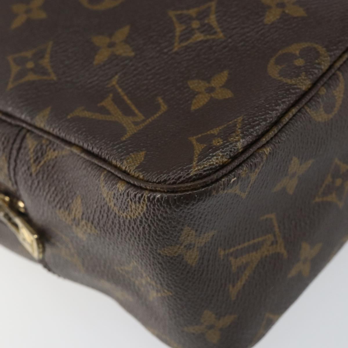 LOUIS VUITTON Monogram Trousse Toilette 28 Clutch Bag M47522 LV Auth am9084
