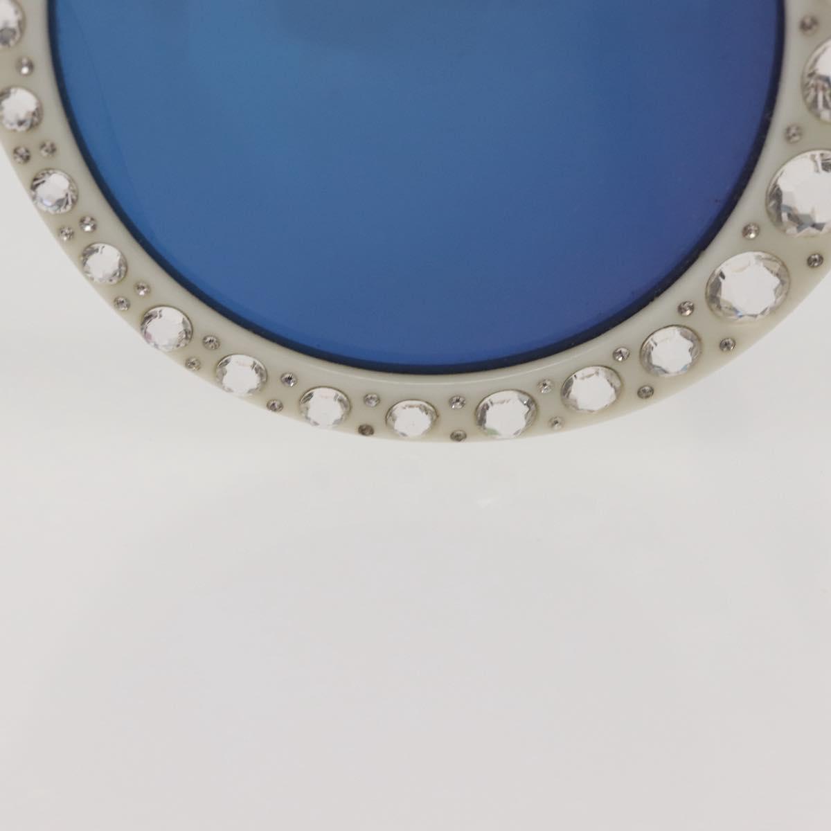 PRADA Sunglasses plastic White Auth am9092