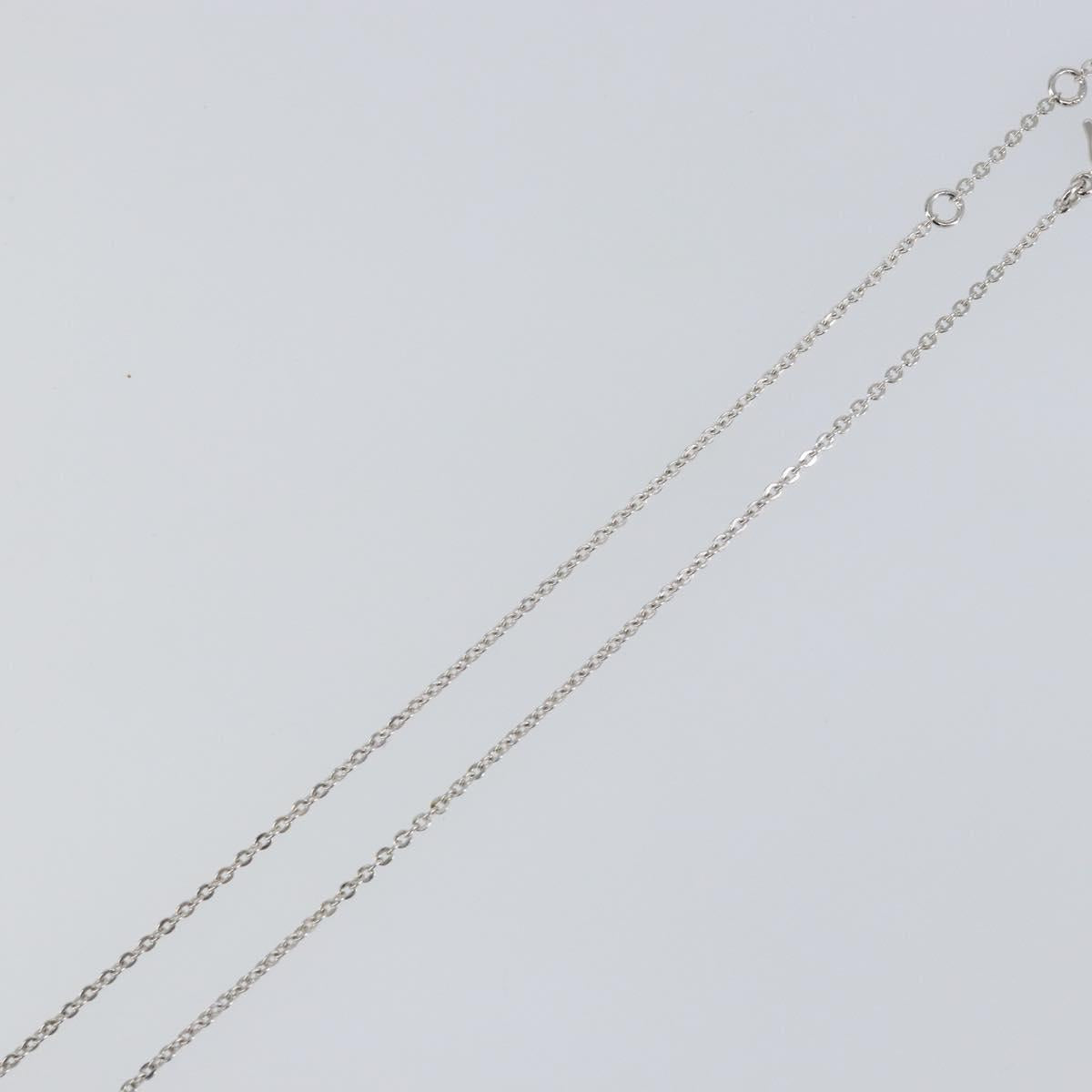 Christian Dior Necklace metal Silver Auth am9097