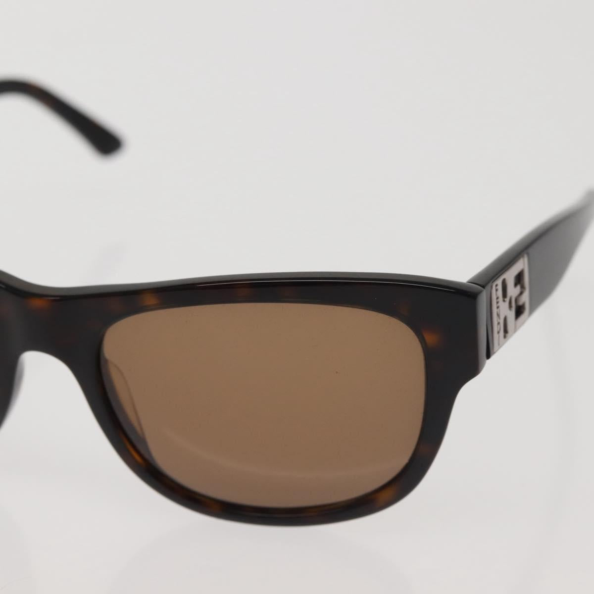 FENDI Sunglasses plastic Brown Auth am9120