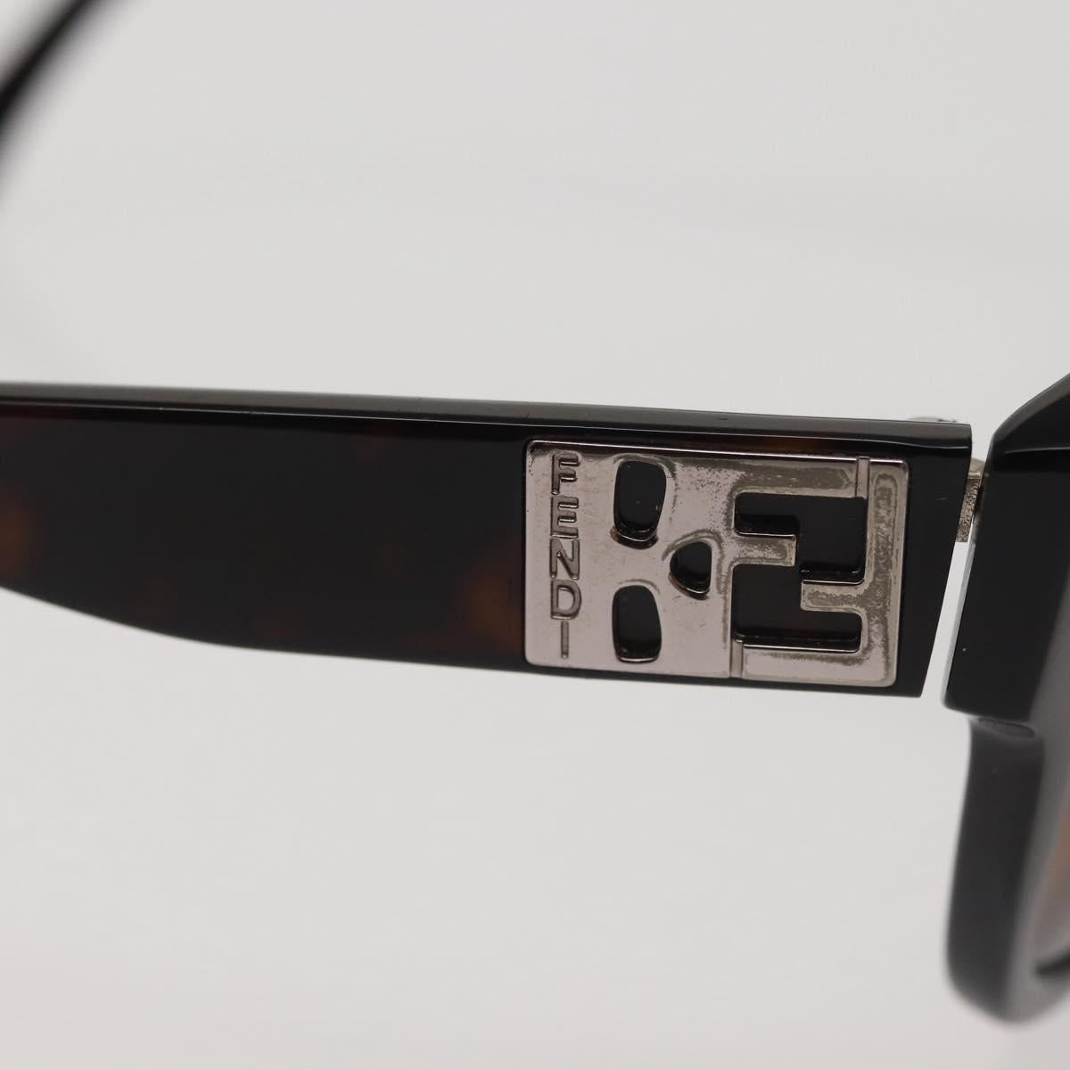 FENDI Sunglasses plastic Brown Auth am9120