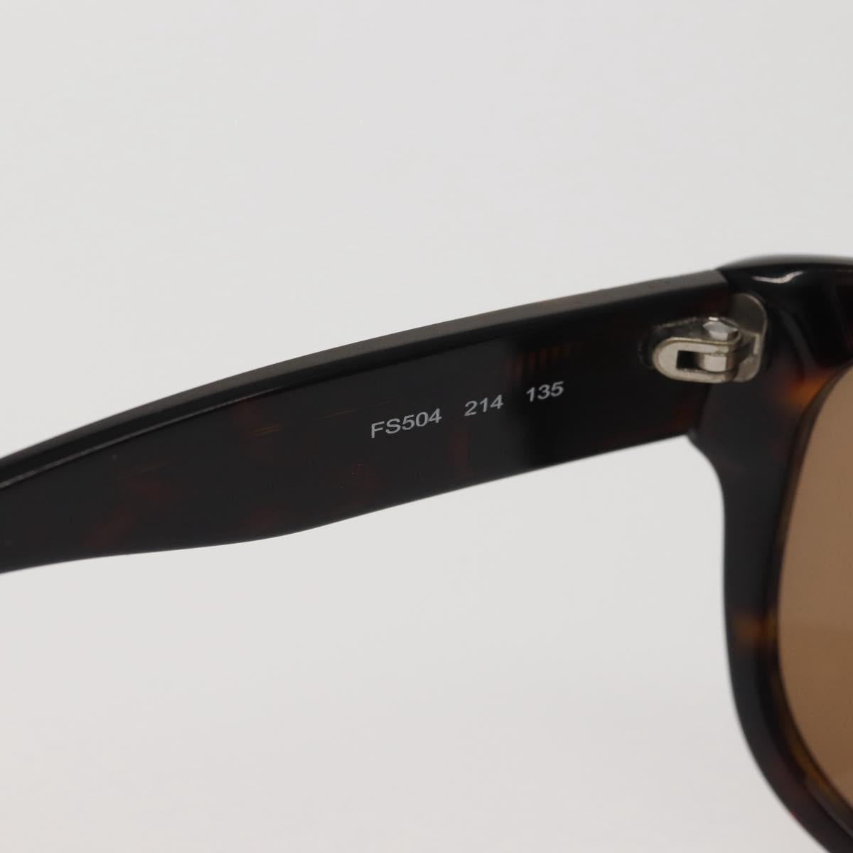FENDI Sunglasses plastic Brown Auth am9120