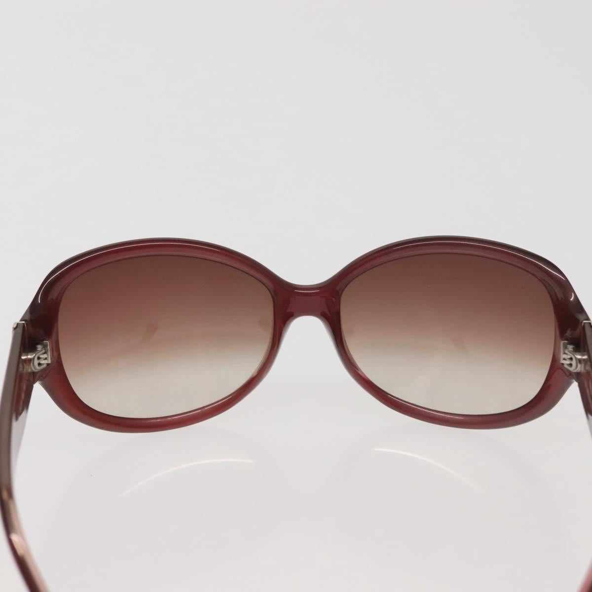 FENDI Sunglasses plastic Red Auth am9121