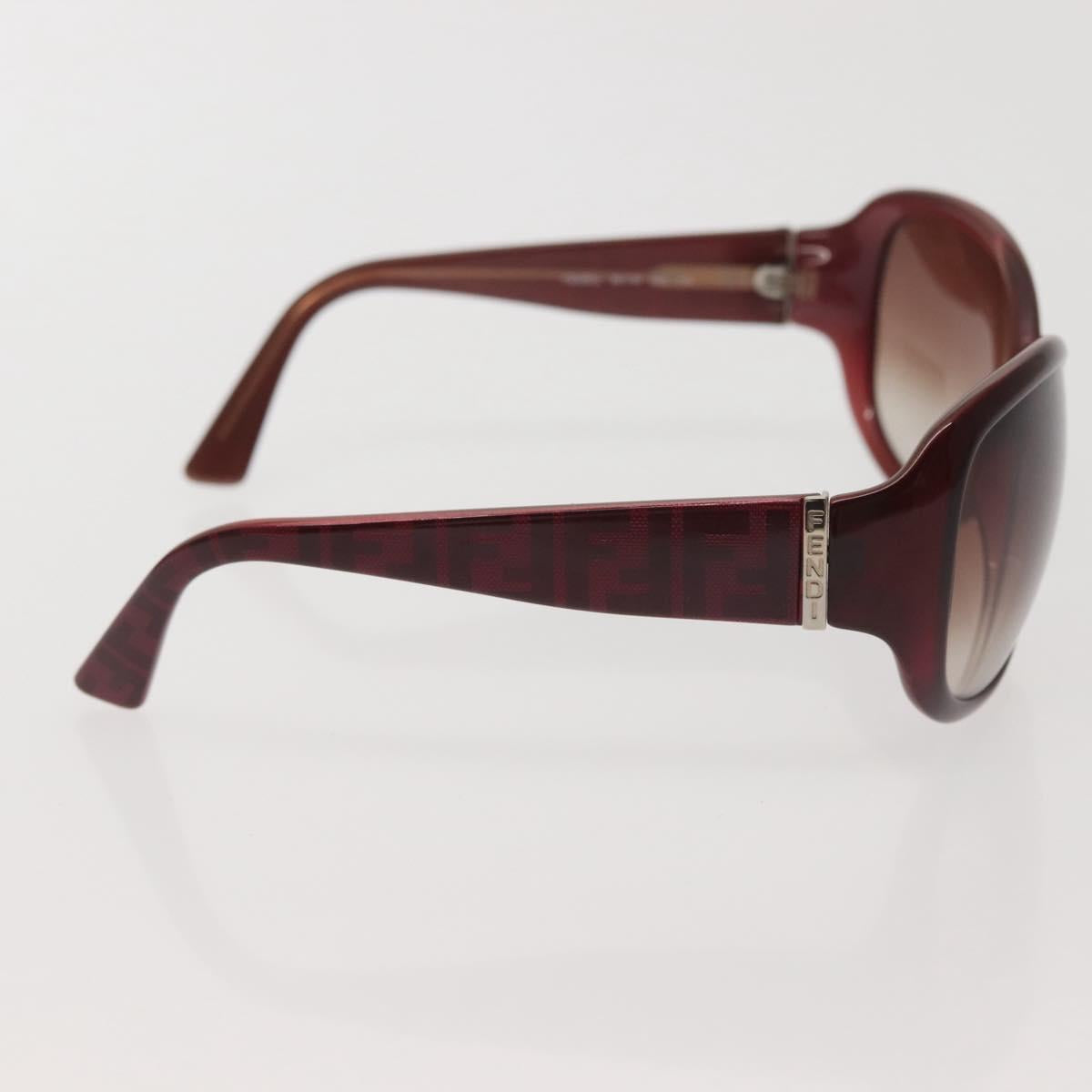FENDI Sunglasses plastic Red Auth am9121