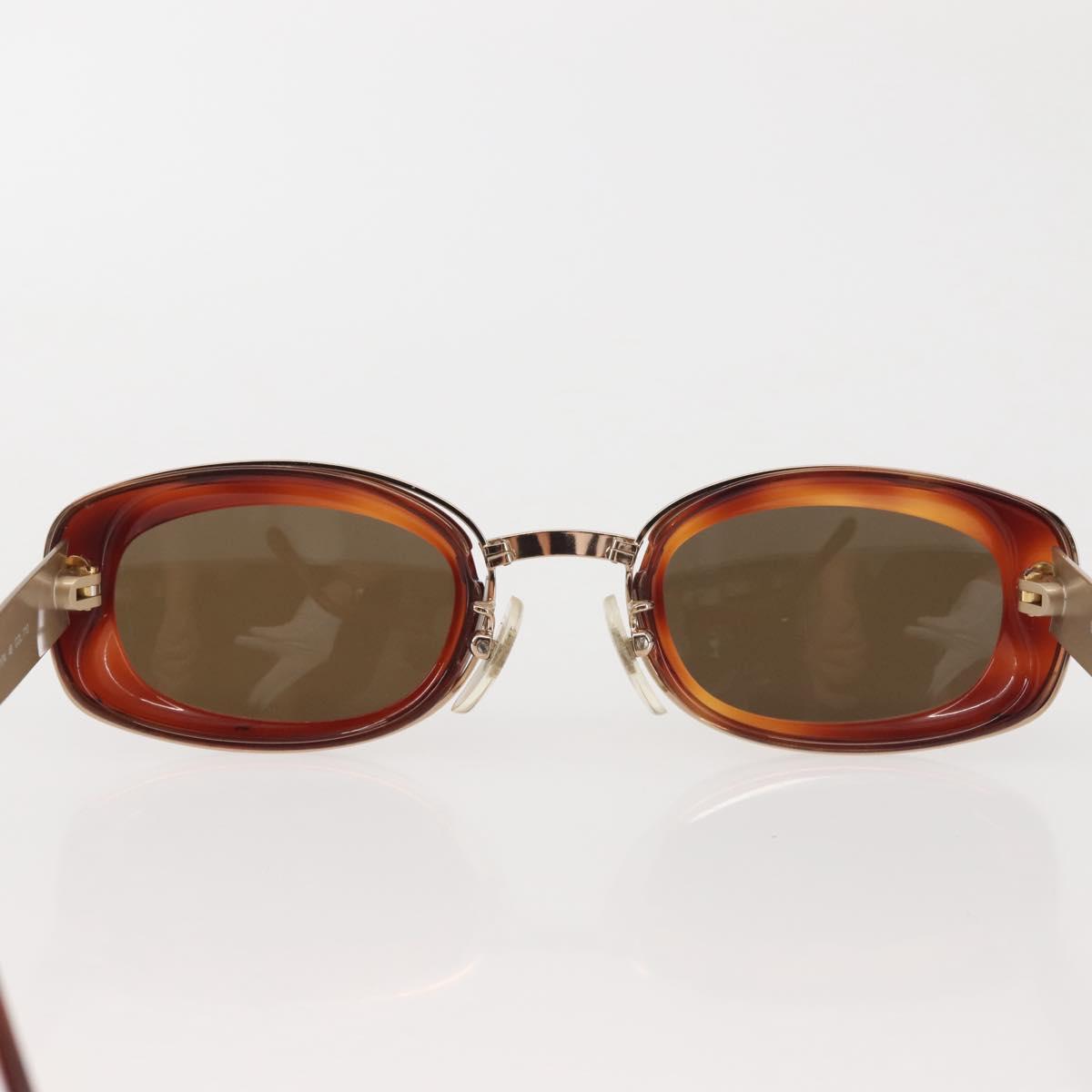 FENDI Sunglasses plastic Brown Auth am9122