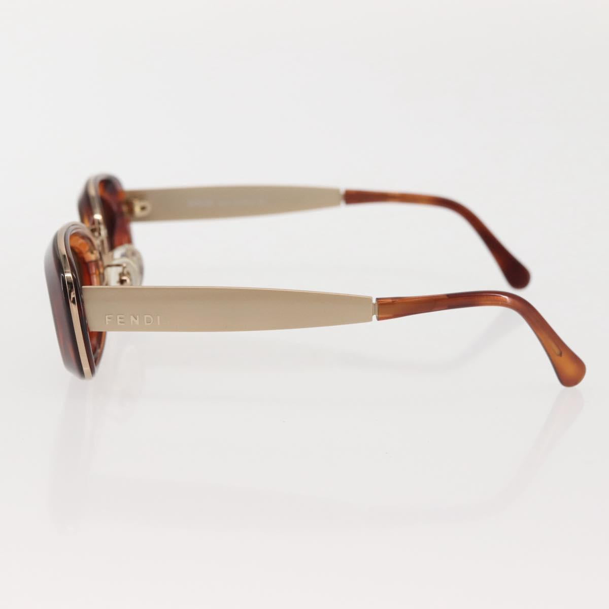 FENDI Sunglasses plastic Brown Auth am9122