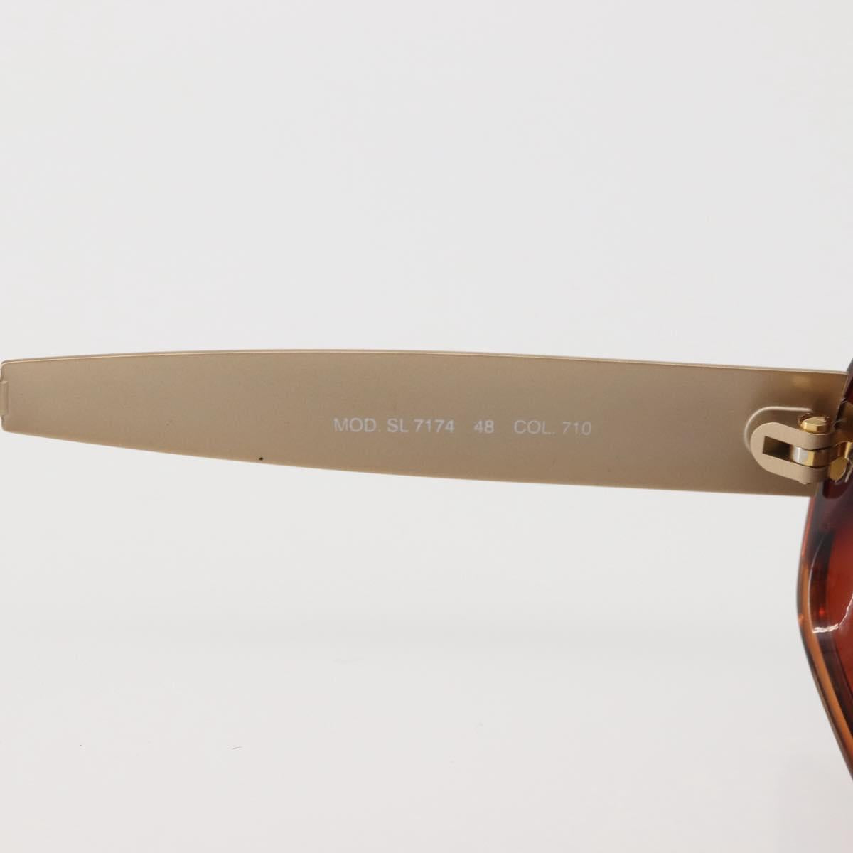 FENDI Sunglasses plastic Brown Auth am9122