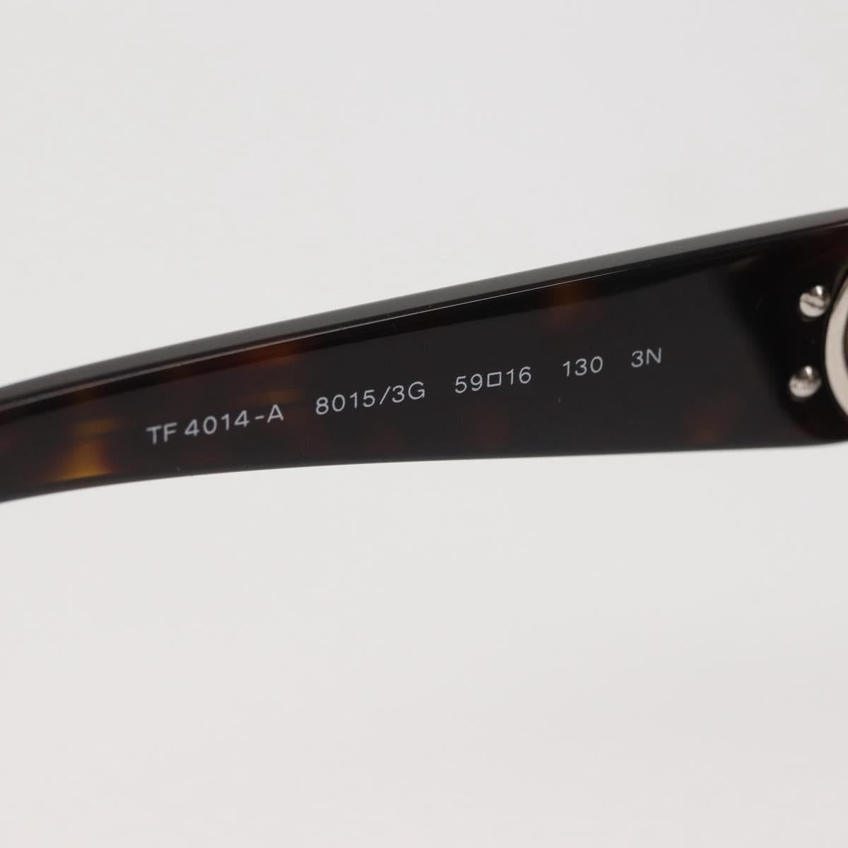 TIFFANY&Co. Sunglasses plastic Brown Auth am9126